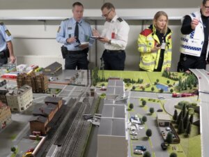 Indsatsledelsen rekognoscerer